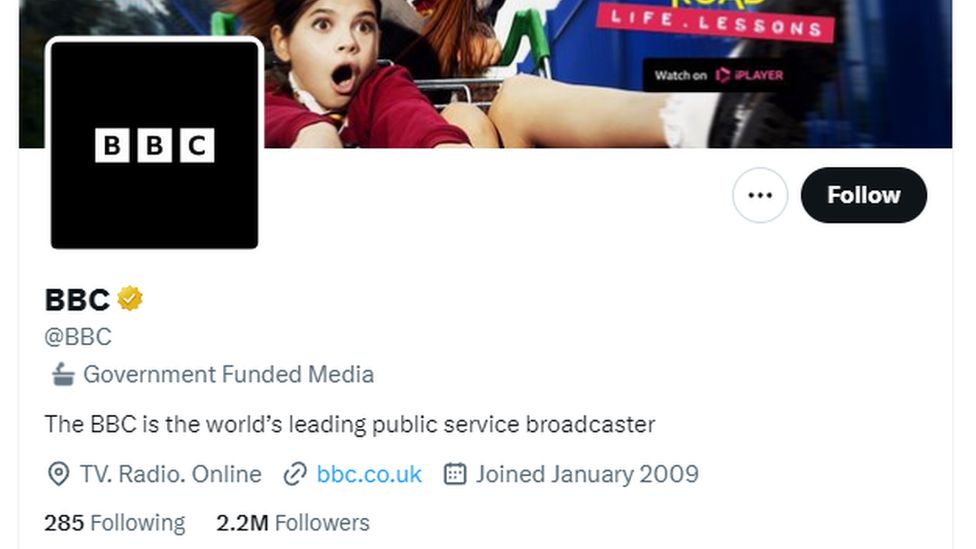 Twitter: a BBC se opõe ao rótulo de ‘mídia financiada pelo governo’