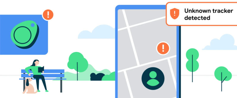 Os telefones Android agora podem lhe dizer se há uma tata de airtag seguindo você