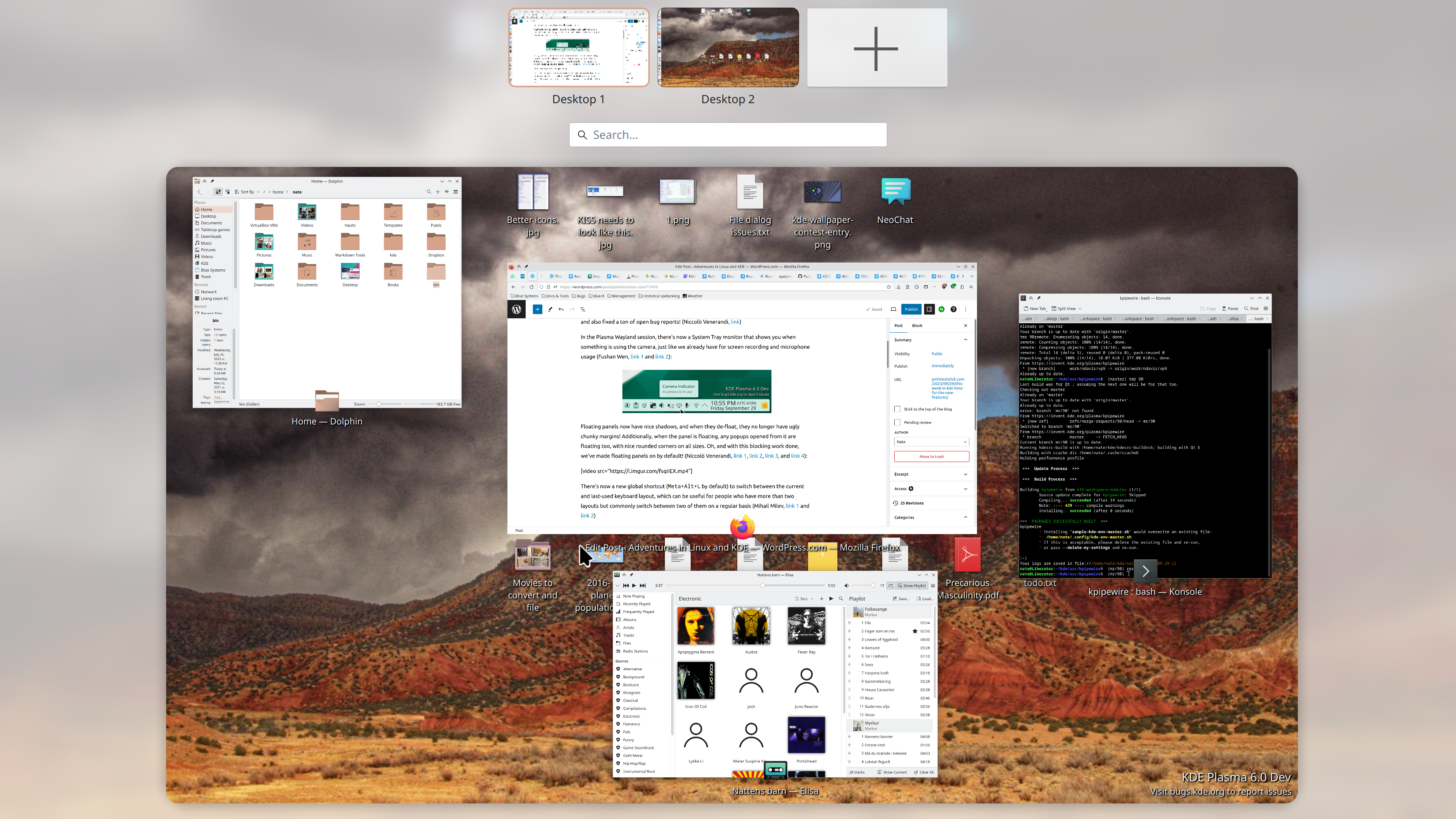 Esta semana em KDE: Hora dos novos recursos