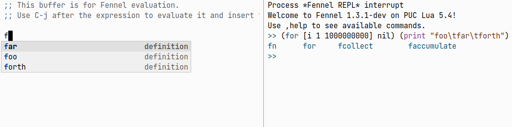 Implementando um cliente de erva-de-e-sela baseado em protocolo e emacs cliente