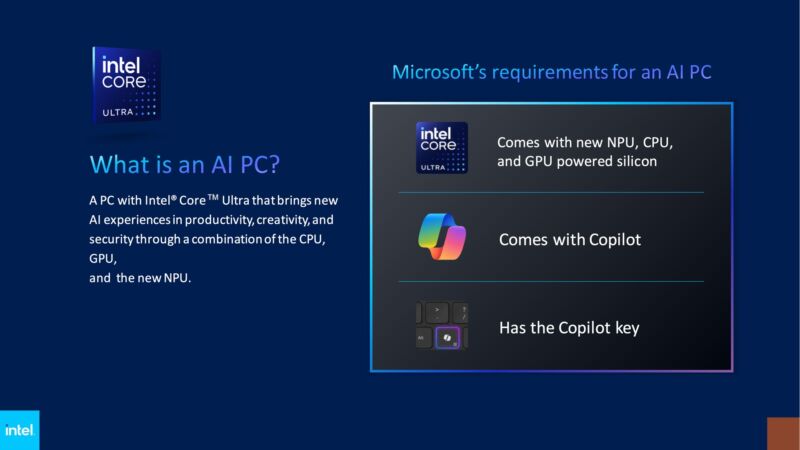 Intel, Microsoft Discutir planos para executar copilot localmente em PCs