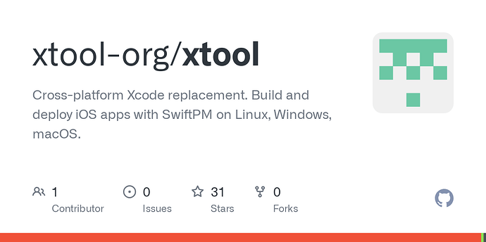 XTOOL: substituição Xcode de plataforma cruzada.Construa aplicativos iOS no Linux