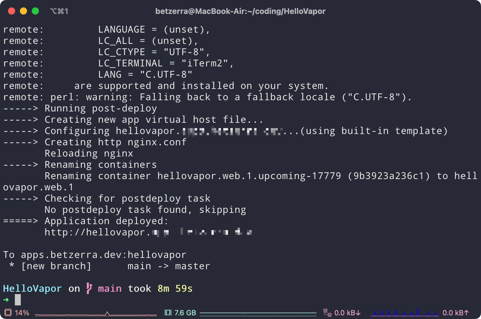 Implantando um aplicativo de vapor em um servidor Ubuntu com Dokku