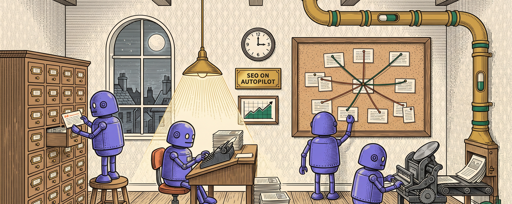Um agente de SEO autônomo que funciona com uma assinatura fixa do Claude (sem conta de API)