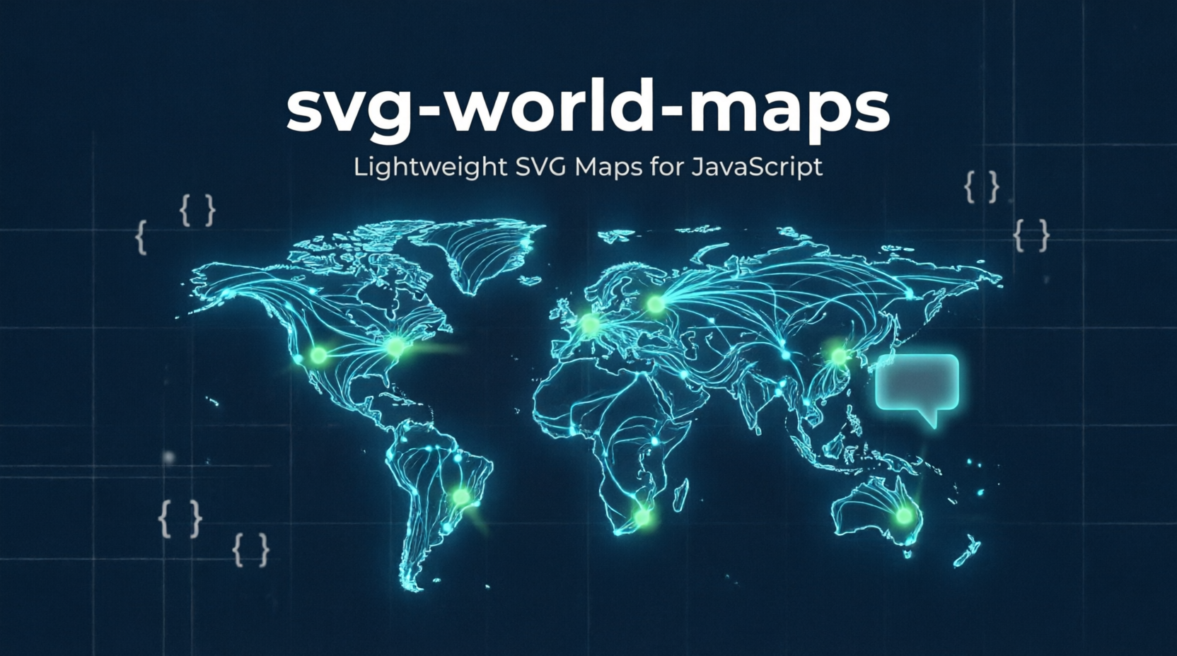 SVG-world-maps – Um mapa SVG leve e sem dependência