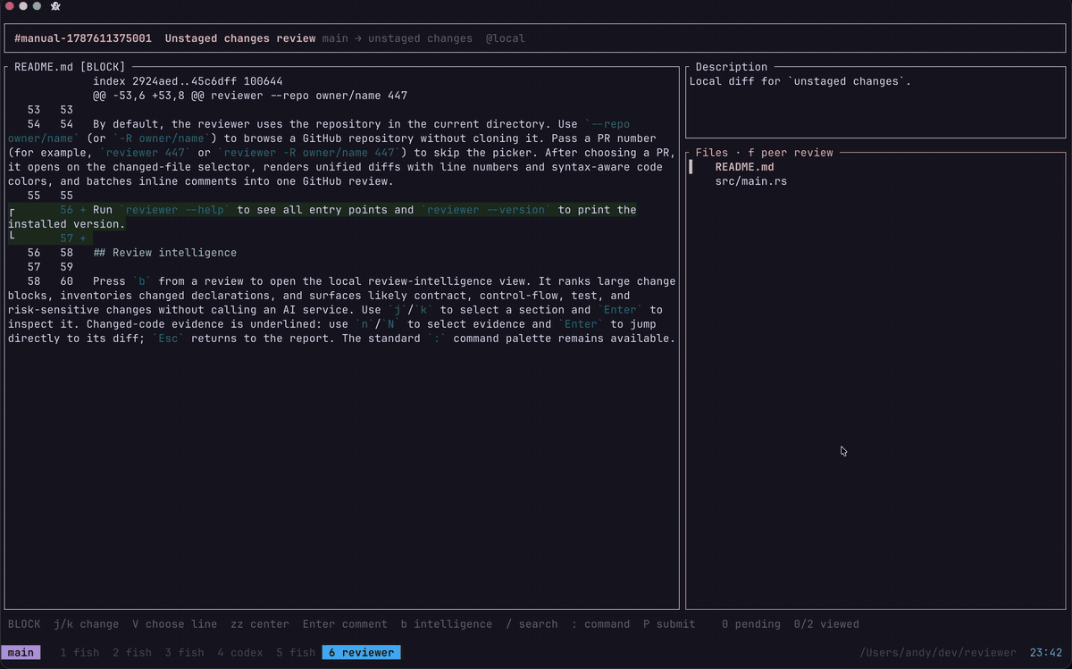 Mostrar HN: Critter TUI para revisar PRs do GitHub e alterações de agente